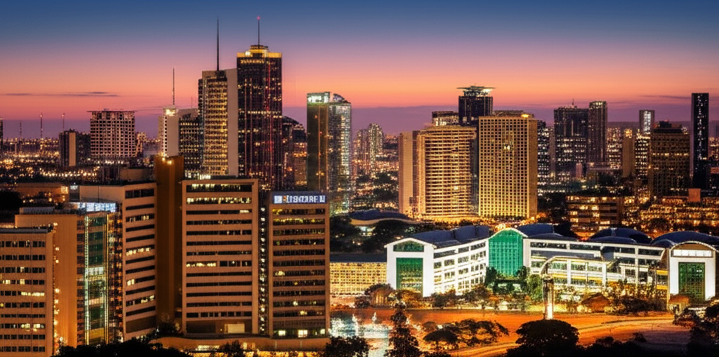 African city skyline representing growth and innovation